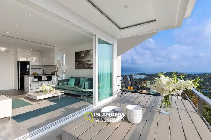 Cozy 1 bdrm apartment with shared pool and sea views