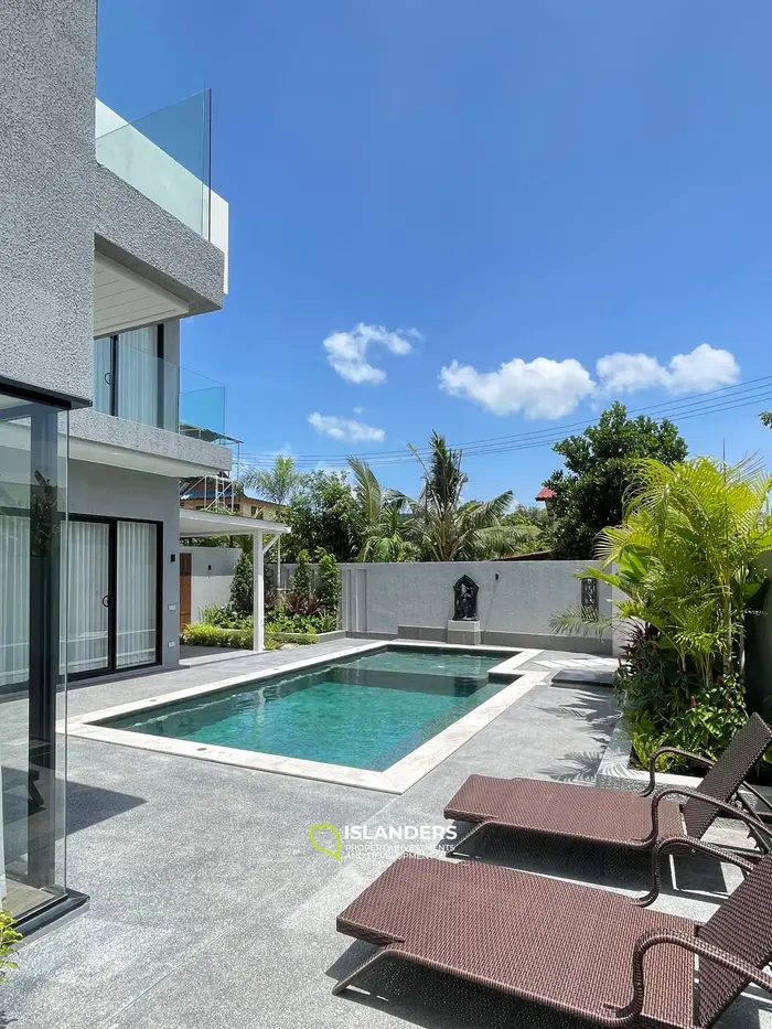 Pool villa 3 bdrm with modern design and quality furniture