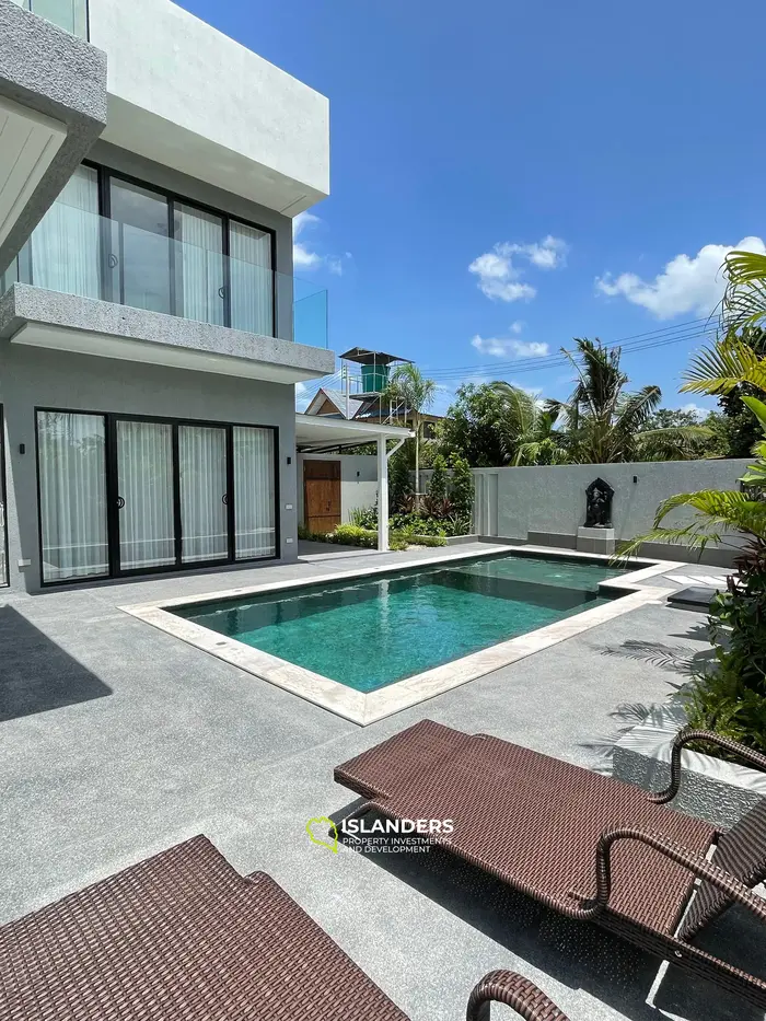 Pool villa 3 bdrm with modern design and quality furniture