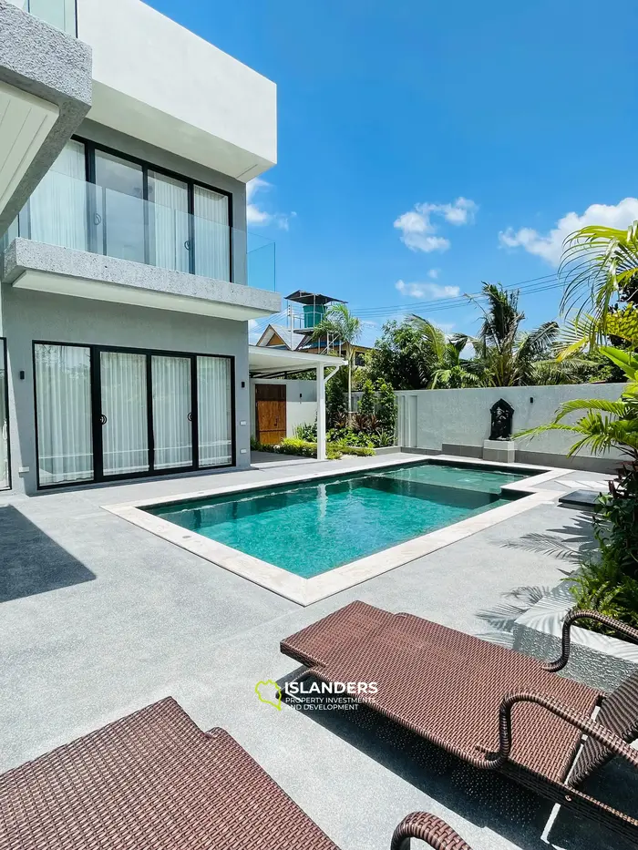 Pool villa 3 bdrm with modern design and quality furniture
