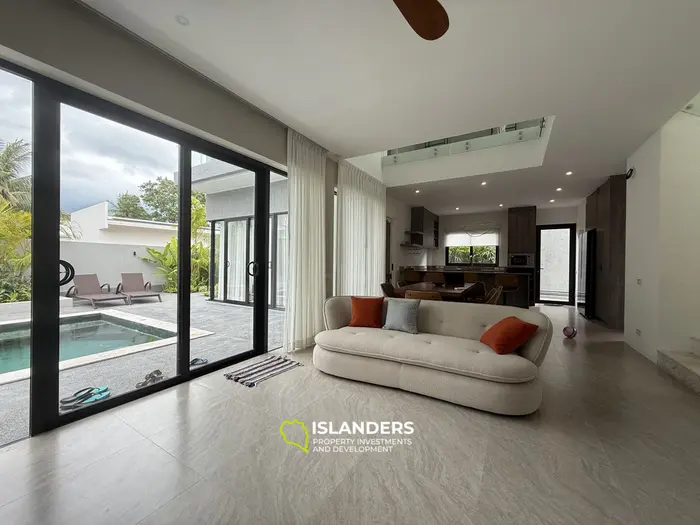 Pool villa 3 bdrm with modern design and quality furniture (Cheongmon)