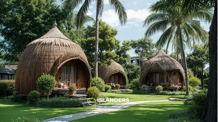 Two-storey villa 2 bdrm in a complex with 2 common swimming pools and modern infrastructure (Chaweng)