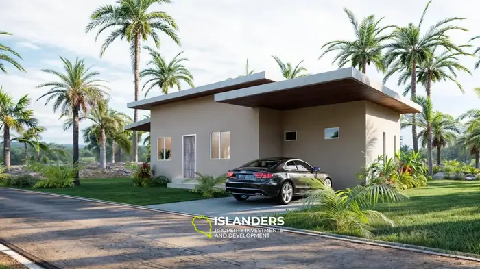 Villa de 3 habitaciones con piscina y jardín (Maenam)