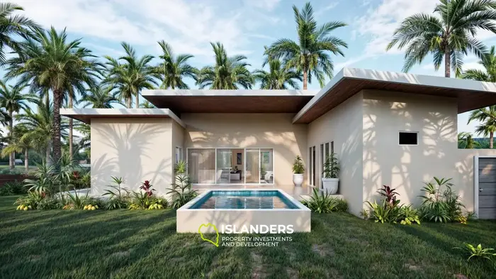 Villa de 3 habitaciones con piscina y jardín (Maenam)