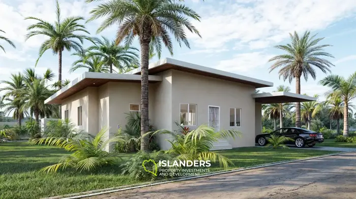 Villa de 3 habitaciones con piscina y jardín (Maenam)