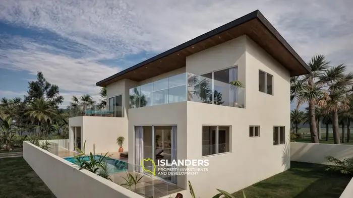 Two-storey pool villa 4 bdrm with terrace and parking space for a car (Cheongmon)