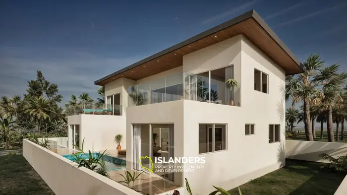Two-storey pool villa 4 bdrm with terrace and parking space for a car (Cheongmon)