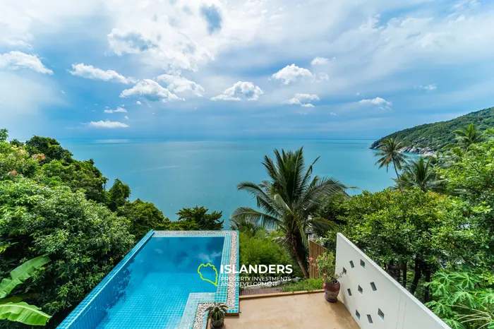 🌴✨ White Azure Villas – Luxury Oceanfront Living on Koh Phangan ✨🌴