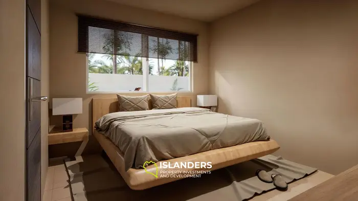 Villa de 4 habitaciones con piscina en una zona bien desarrollada (Maenam)