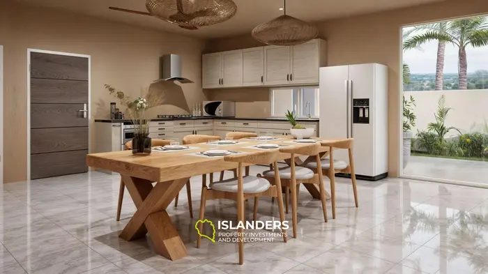 Villa de 4 habitaciones con piscina en una zona bien desarrollada (Maenam)