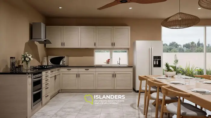 Villa de 4 habitaciones con piscina en una zona bien desarrollada (Maenam)