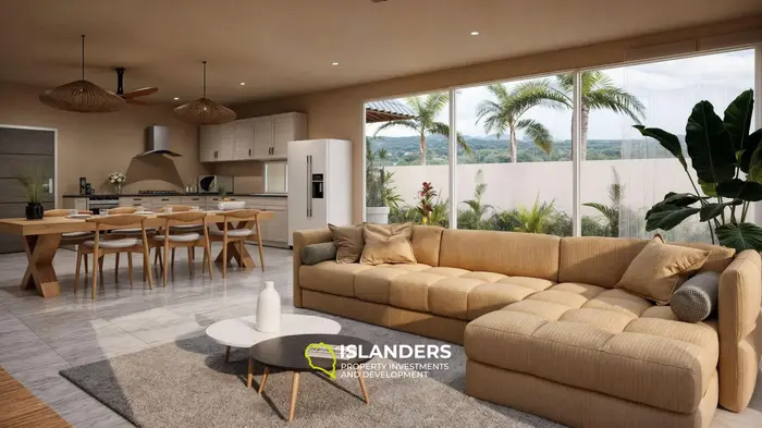 Villa de 4 habitaciones con piscina en una zona bien desarrollada (Maenam)