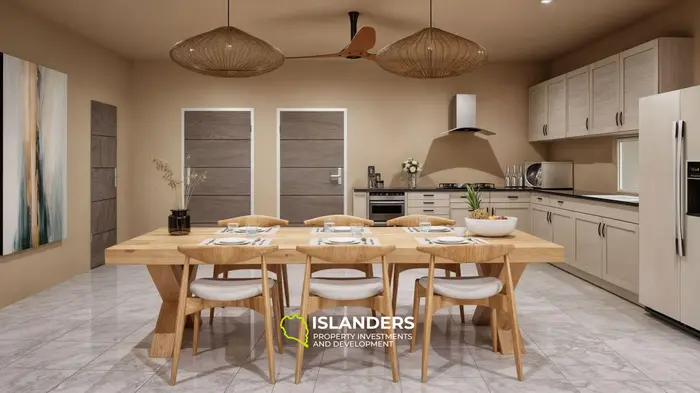 Villa de 4 habitaciones con piscina en una zona bien desarrollada (Maenam)