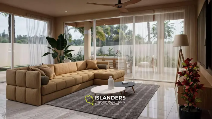 Villa de 4 habitaciones con piscina en una zona bien desarrollada (Maenam)