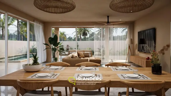 Villa de 4 habitaciones con piscina en una zona bien desarrollada (Maenam)