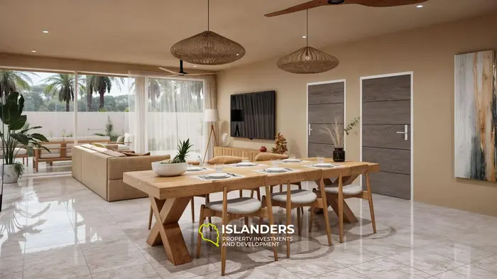 Villa de 4 habitaciones con piscina en una zona bien desarrollada (Maenam)