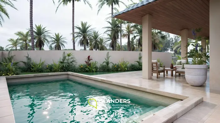 Villa de 4 habitaciones con piscina en una zona bien desarrollada (Maenam)