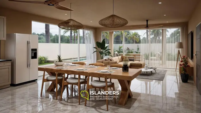 Villa de 4 habitaciones con piscina en una zona bien desarrollada (Maenam)