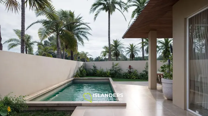 Villa de 4 habitaciones con piscina en una zona bien desarrollada (Maenam)