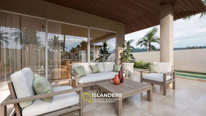 Villa de 4 habitaciones con piscina en una zona bien desarrollada (Maenam)
