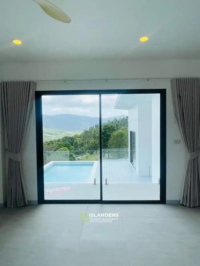 3 bdrm pool villa with scenic mountain view (Bophut)