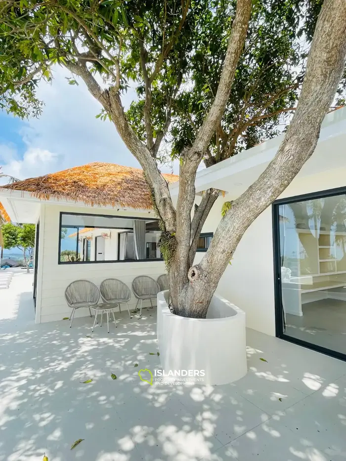 4 спальни вилла с бассейном и видом на море в отличном месте (Бопхут)