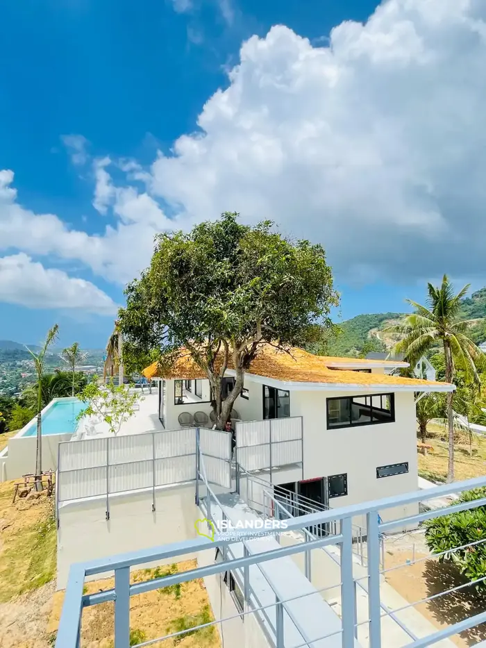 4 спальни вилла с бассейном и видом на море в отличном месте (Бопхут)