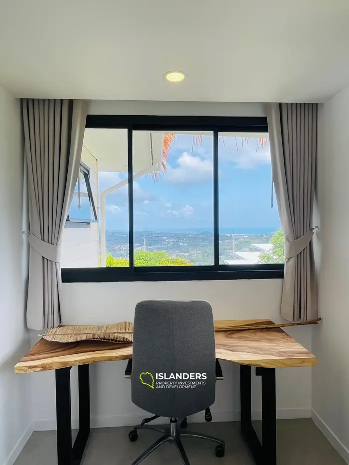 4 спальни вилла с бассейном и видом на море в отличном месте (Бопхут)