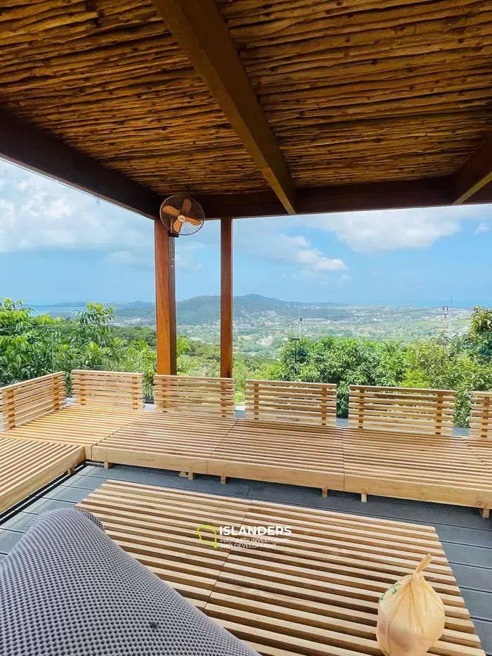 4 спальни вилла с бассейном и видом на море в отличном месте (Бопхут)