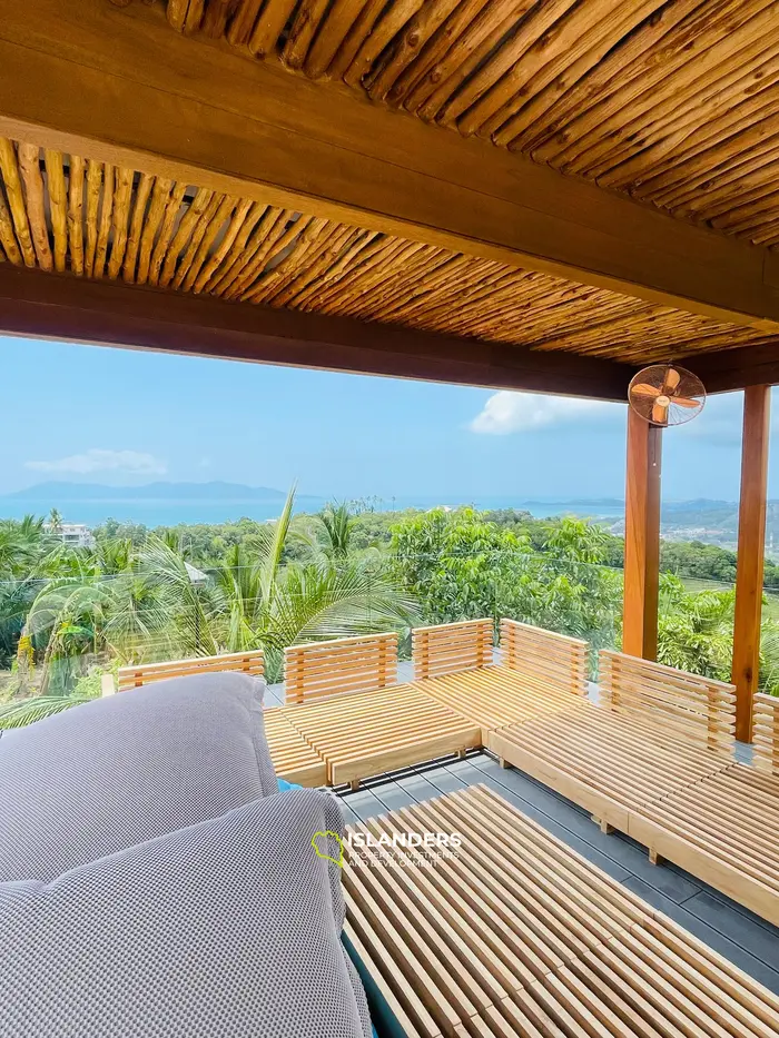 4 спальни вилла с бассейном и видом на море в отличном месте (Бопхут)