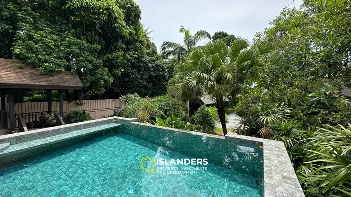 Spacious 4 bdrm pool villa with green garden view (Bophut)