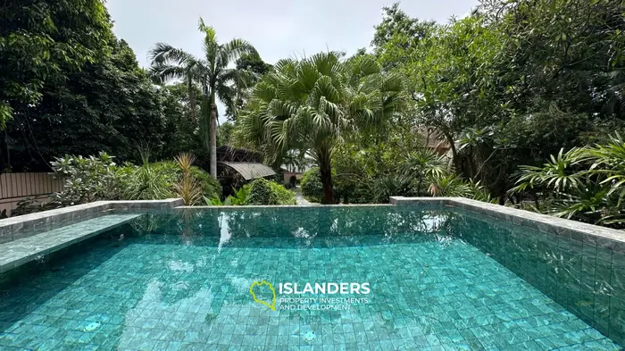 Spacious 4 bdrm pool villa with green garden view (Bophut)