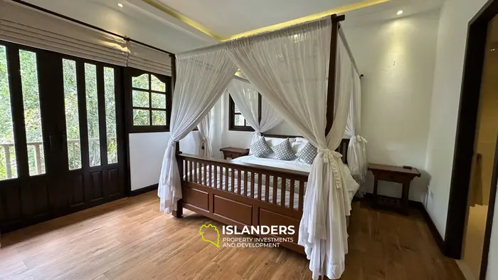 Spacious 4 bdrm pool villa with green garden view (Bophut)