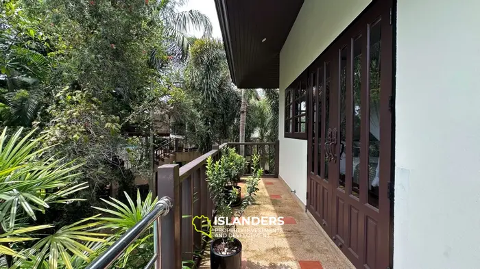 Spacious 4 bdrm pool villa with green garden view (Bophut)