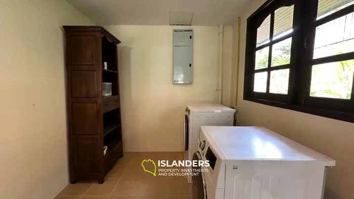 Spacious 4 bdrm pool villa with green garden view (Bophut)