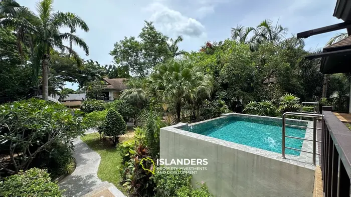 Spacious 4 bdrm pool villa with green garden view (Bophut)