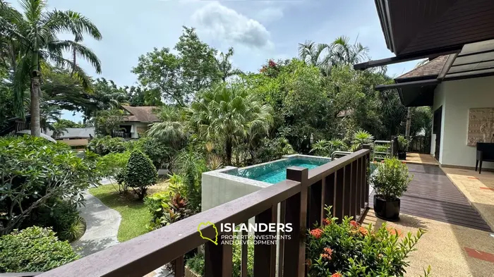 Spacious 4 bdrm pool villa with green garden view (Bophut)