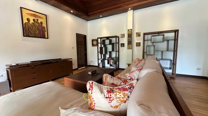 Spacious 4 bdrm pool villa with green garden view (Bophut)