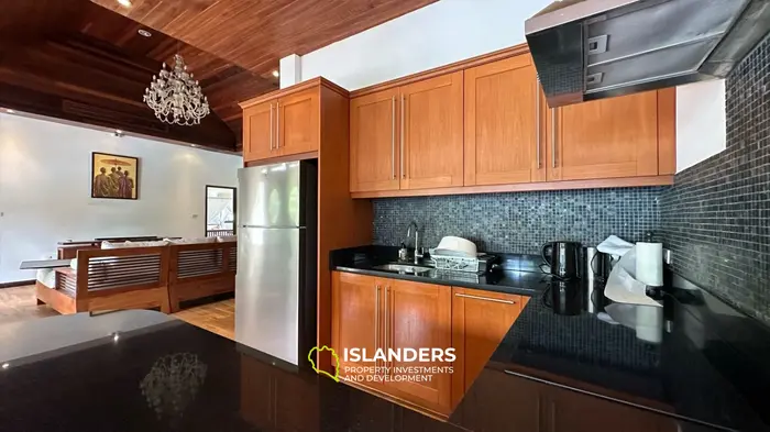 Spacious 4 bdrm pool villa with green garden view (Bophut)