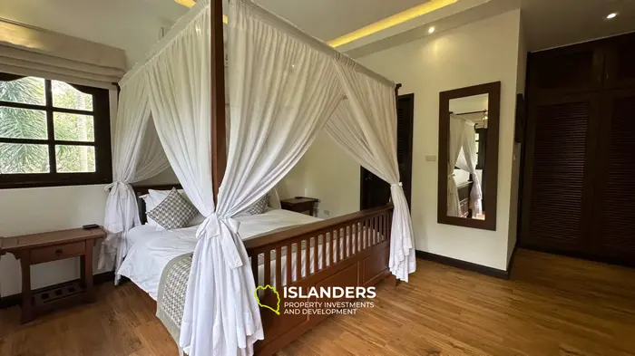 Spacious 4 bdrm pool villa with green garden view (Bophut)