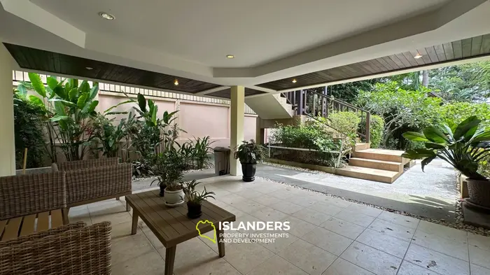 Spacious 4 bdrm pool villa with green garden view (Bophut)