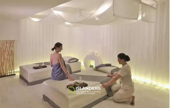 Appartement deux pièces avec piscine commune et vue sur la mer dans un complexe rénové (Bangpo)