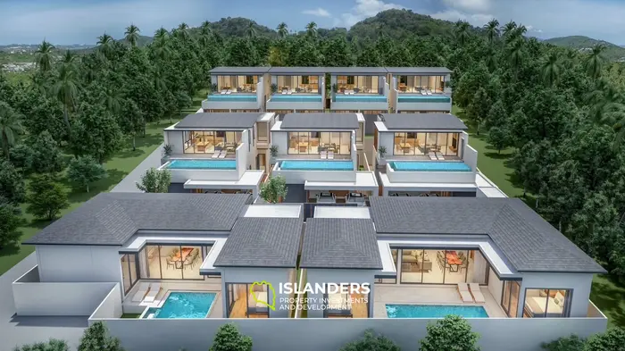 Panoramavilla mit 3 Schlafzimmern und Pool in prestigeträchtiger Lage (Bophut)