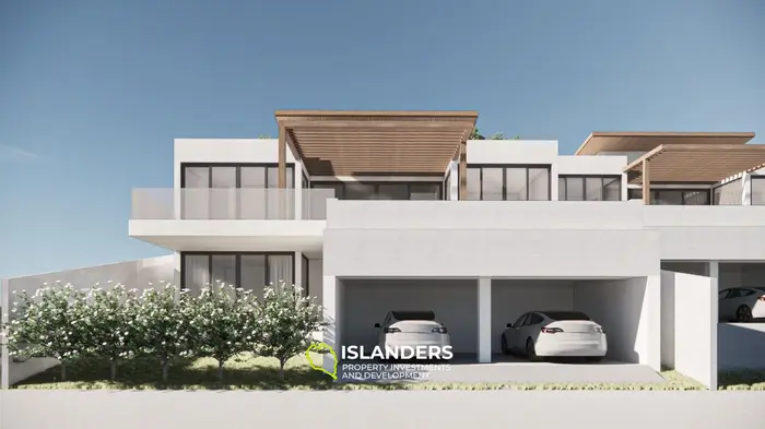 4 bdrm pool villa with partial sea view (Plot 2) (Maenam)