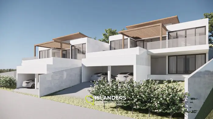 4 bdrm pool villa with partial sea view (Plot 2) (Maenam)