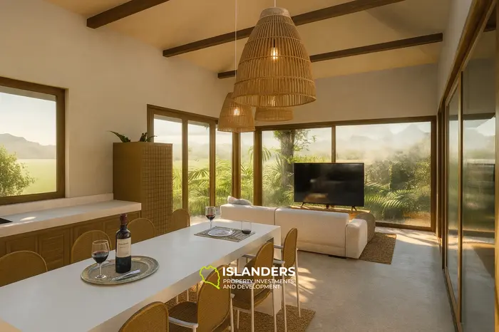 Villa de piscine tropicale – en construction