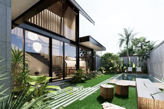Impresionante villa de 2 habitaciones en venta en Bali, Tabanan con vista a la selva
