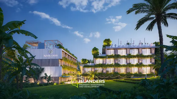Charming 1-Bedroom Apartment for Sale in Canggu, Bali with Pool View