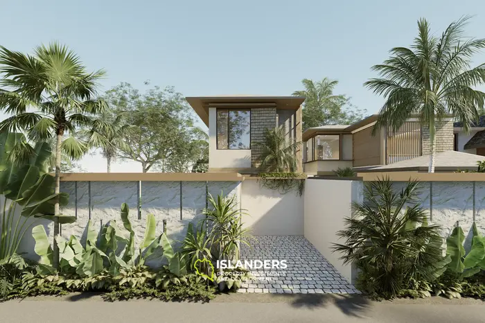 Impresionante villa de 2 habitaciones en venta en Bali, Tabanan con vista a la selva