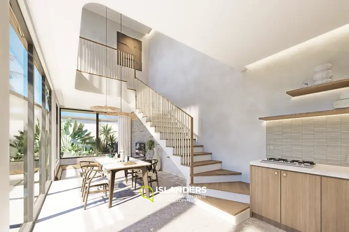 Impresionante villa de 2 habitaciones en venta en Bali, Tabanan con vista a la selva